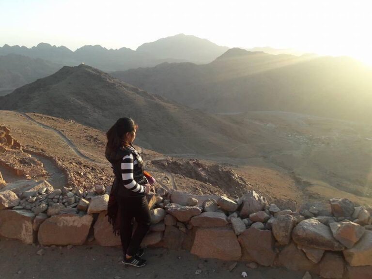 Feeling the Magic on the top of Mt Sinai